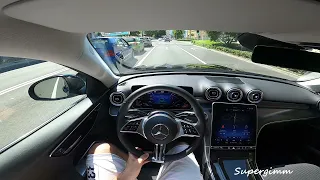 2022 Mercedes C-class 220 d Test drive POV Part 1 by Supergimm