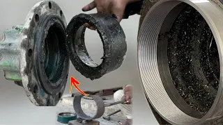 How 48 kg Broken Truck Wheel Hub was Repaired For The First Time by The Most Trusting Mechanic…