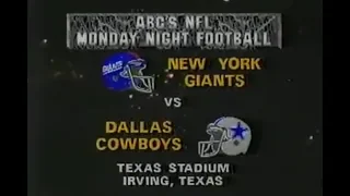 1987-11-02 New York Giants vs Dallas Cowboys