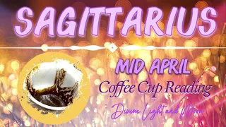 Sagittarius ♐️ YOU ARE CREATING A PERFECT REALITY! 💖 MID APRIL 🌷 Coffee Cup Reading ☕️