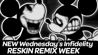 NEW Wednesday's Infidelity Remix Reskin Week | Friday Night Funkin'