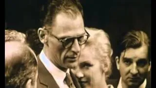 Marilyn Monroe and Arthur Miller Press Conference Footage Confirming Marriage 1956