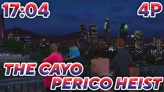 [WR] Cayo Perico Heist Speedrun (17:04) 4 POV with prep stealing