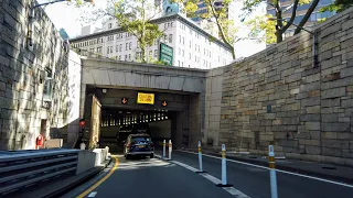 4K NYC - Driving through Queens-Midtown Tunnel eastbound from Manhattan to Queens | Sept 2021
