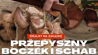 Wędzenie boczku i schabu