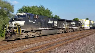 Westbound intermodal at Dunlap, Indiana. September 15, 2018