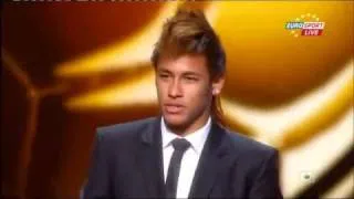 Neymar Wins FIFA " PUSKAS " Award For Best Goal Of 2O11