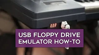 How to install a USB Floppy Drive Emulator in an old keyboard (Yamaha EX5)