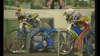 Gollob vs. Nilsen - one of the best speedway action (1999)