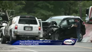 Both drivers seriously hurt in two-car accident in Manchester