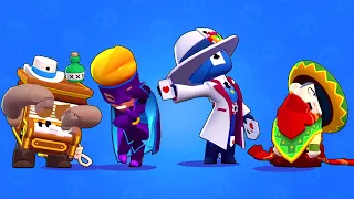 All New Skins Losing + Winning Animations | Brawl Stars