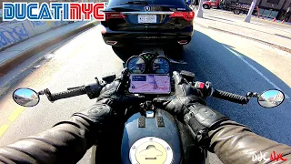 Charging and Barging | Downtown Brooklyn on my Ducati Monster 620 | DucatiNYC v1402