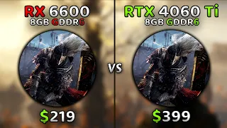 RX 6600 vs RTX 4060 Ti | Budget GPU? | 11 Games Tested🔥