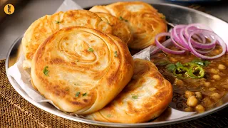 Street Style Bun paratha Recipe By Food Fusion