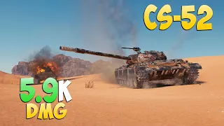 CS-52 LIS - 4 Frags 5.9K Damage - Close game! - World Of Tanks