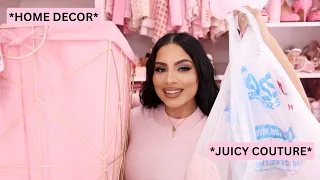 GIRLY SHOPPING HAUL - ROSS, HOMEGOODS, BURLINGTON, ACCESSORIES, HOMEDECOR, JUICY COUTURE