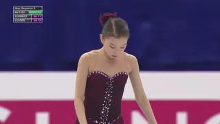 21 KAZ Elizabet TURSYNBAEVA - 2018 Four Continents - Ladies SP