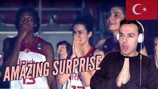 Italian Reaction A Milli Kadın Basketbol Takımımıza Babalarından Büyük Sürpriz - Türk Hava Yolları