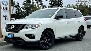 2018 Nissan Pathfinder SL Midnight + Moonroof, NAV, 4X4 Review | Island Ford