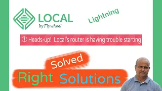 Local By FlyWheel Solved -  Heads-up! Local's router is having trouble starting