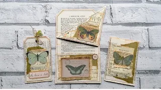 Let's Decorate Book Page Pockets and Tags for Junk Journals