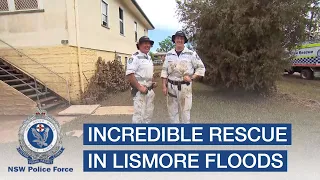 Incredible rescue in Lismore floods - NSW Police Force