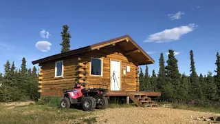 (№ 2) Аляска. Хижина озера  Угольная Шахта № 5.  Coal mine #5. Cabin.