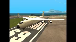 GTA San Andreas: Andromada cargo-plane fixed project full edition test video