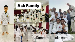 Day 1 || ASK Summer Karate Camp|| 1st Session 🥋🥋