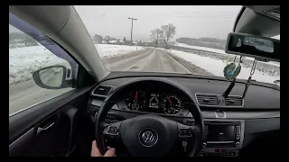 2013 Volkswagen Passat B7 [2.0 TDI 140HP] |0-100| POV Test Drive #13