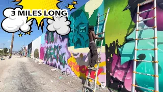 Paint Louis 2023 the Longest Graffiti Wall in the World