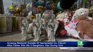 Memorial grows outside Sacramento County church after deadly shooting