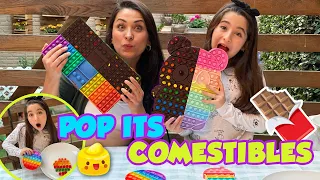 !POPITS COMESTIBLES! / POPTIS DE CHOCOLATE Y GELATINA