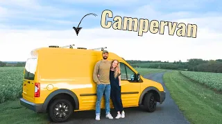 Our Little Yellow Van: a DIY Ford Transit Connect Micro Camper