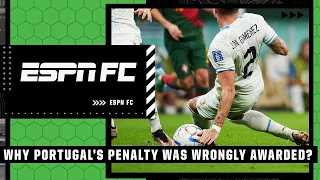 Why VAR got it WRONG in awarding Portugal a penalty vs. Uruguay! | ESPN FC