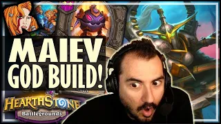 THE MAIEV GOD BUILD?! - Hearthstone Battlegrounds