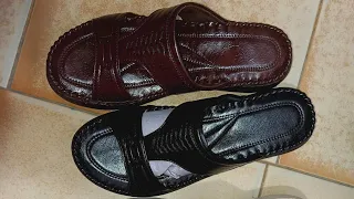 Santhtic Leather slippers primeum Quality