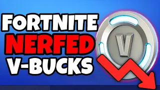 Fortnite NERFED V-Bucks..