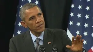 Obama responds to heckler during immigration speech