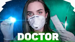 ДОКТОР ЗАЛЕЧИТ ТВОИ РАНЫ, ПОЛНЫЙ ОСМОТР АСМР, ASMR DOCTOR TREATING YOUR WOUNDS MEDICAL EXAM ROLEPLAY