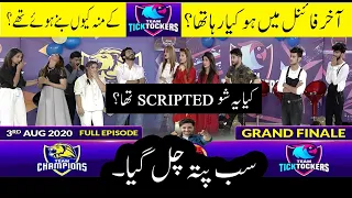 Game Show Aisay Chalay Ga Final Season 2 | scripted | 3rd August 2020 | Champions Vs TickTockers