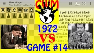 Bobby Fisher vs Boris Spassky 1972 Game 14