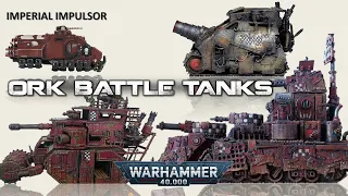 10 Most Powerful ORK TANKS and BattleWagons (Warhammer 40K)