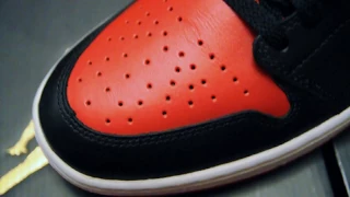 2001 Air Jordan 1 (I) Retro ''Black/Red'' (BRed) (136066 061) in details