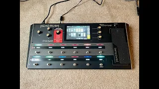 Headrush Prime Pedalboard demo No Talking