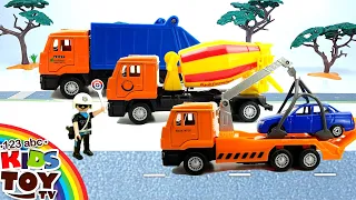 Special equipment and urban technical transport. Video for children.