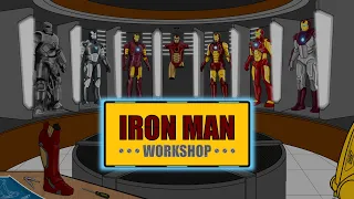 1 Hour of Iron Man - Tony Stark's Workshop Ambience