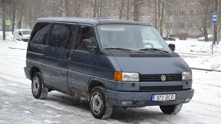 VW T4 Multivan -94 2.4D Cold start  @ -10°C