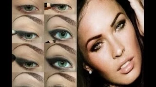 Дневной пошаговый макияж глаз - Daytime eye makeup step by step