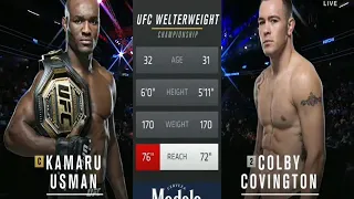 Kamaru usman vs colby covington ufc 251 full fight part 2